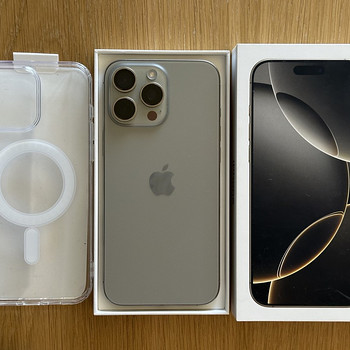 Apple iPhone 16 Pro Max 256GB Natural Ti uueväärne! Aku 91%