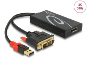 Delock DVI+USB-A/Displayport (1 фото из 2)