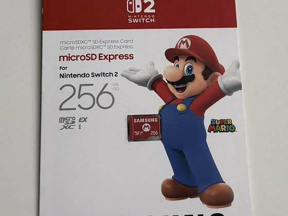 Nintendo Nintendo Switch 2 mircoSDXC 256GB , Mario design