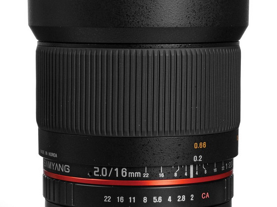 Samyang 16mm f/2.0 ed as umc cs