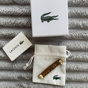 Браслет Lacoste золотой