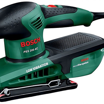 Шлифмашина Bosch PSS 200 AC + Чемодан