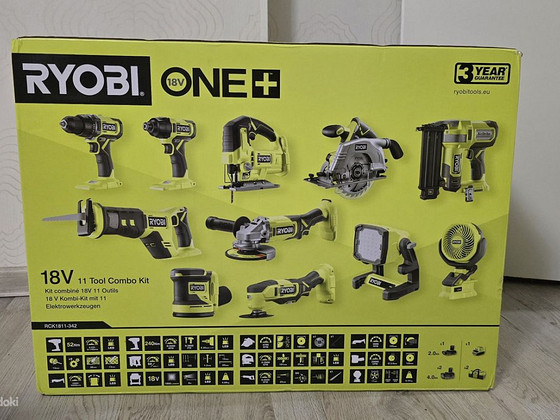 Uus Ryobi One+ tööriistakomplekt