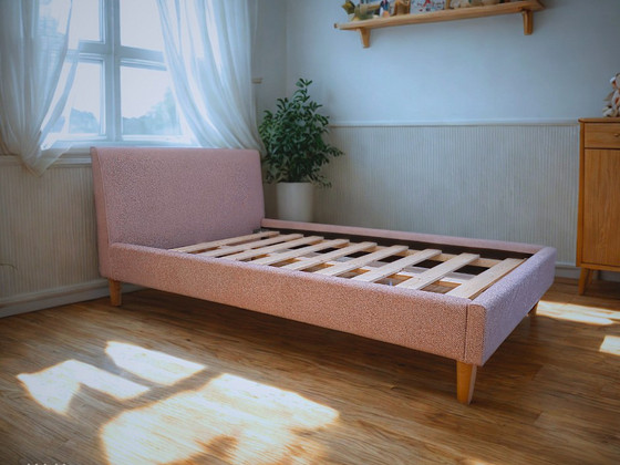 Новинка! ECO кровать 120x200 см для матраса - РОЗОВАЯ