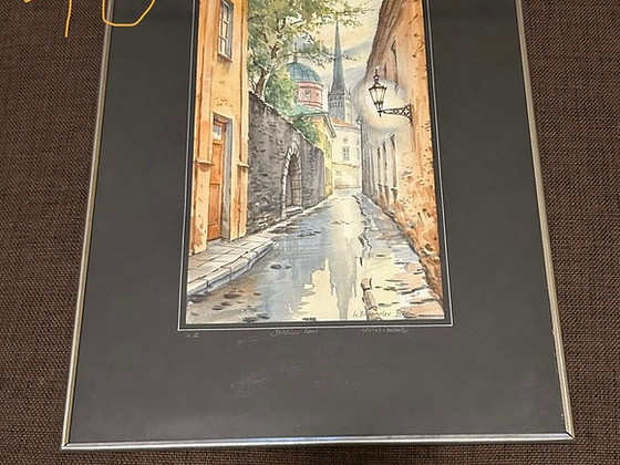 Картина старый город
