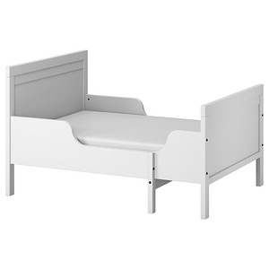 Ikea SUNDVIK piken.voodiraam k.liist.voodipõh., hall, 80x200 (2 foto / 5)