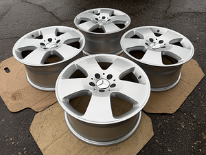 17" оригинальные диски Mercedes-Benz 5x112 (5 фото из 10)
