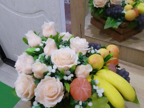 Мыльные букеты