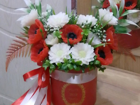 Мыльные букеты