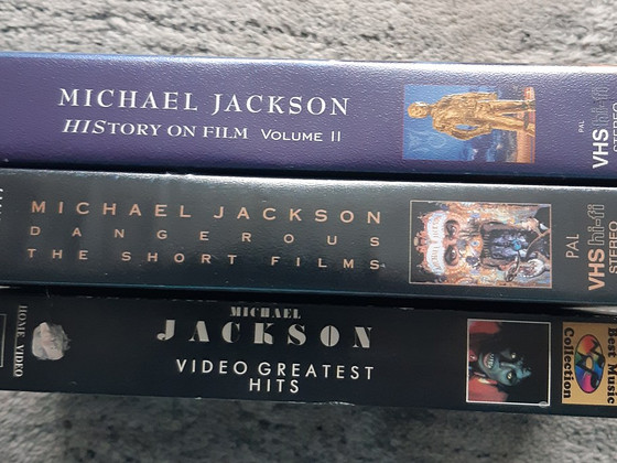 Vhs videokassetid M. Jackson