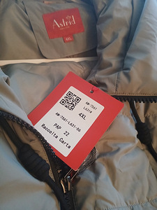 Ilus pikk naiste sügis/talve jope, suurus 4XL (3 foto / 4)