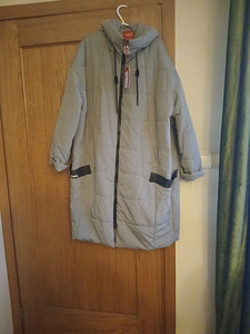 Ilus pikk naiste sügis/talve jope, suurus 4XL (4 foto / 4)