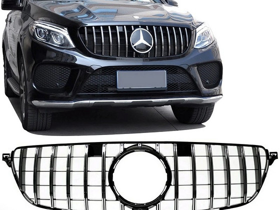 MERSEDES BENZ GLE W166 2016-2019 GTR STYLE FRONT GRILLE