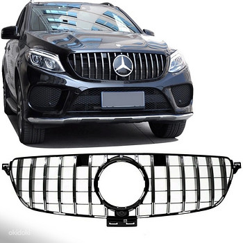 MERSEDES BENZ GLE W166 2016-2019 GTR СТИЛЬ ПЕРЕДНЯЯ РЕШЕТКА