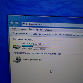 Компьютер и монитор