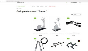 Elliptiline trenažöör Tunturi Cardio Fit c30 + matt (7 foto / 8)