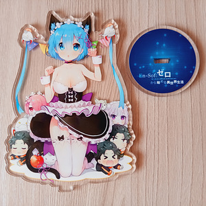Аниме акриловая фигурка/фигурки, Re:Zero (3 фото из 3)