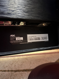 Monitor AOC 24” G2460PF, 144hz, 1920x1080, 1ms (3 foto / 3)