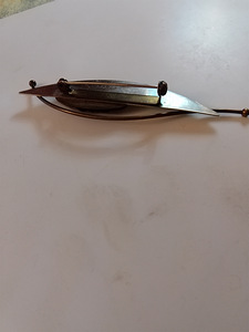Vintage pukukoru alumiini rautalanka koriste (2 valokuva sivusta 4)