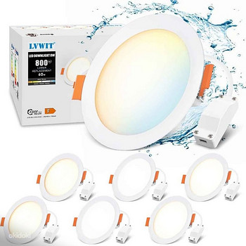 Встраиваемые и регулируемые LED светильники 8W, 6 шт в упако