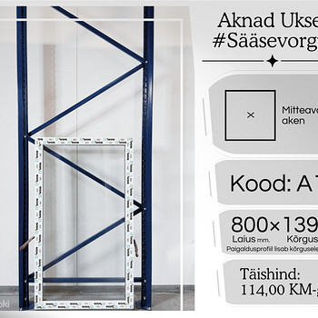 PLASTIKAKNAD 800×1390 (№ A14) KINNINE AKEN