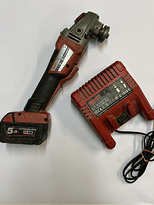 Akunurklihvija Milwaukee M18 CAG125X + laadija (2 foto / 5)