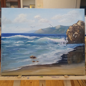 Õlimaal "Laine" 40x50 (1 foto / 1)