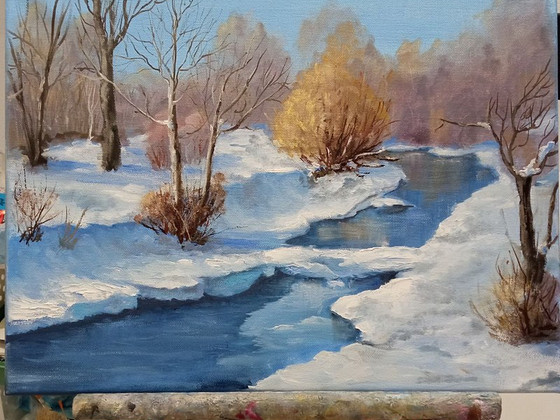 Õlimaal "Kevad tuleb" 30x40