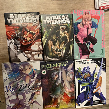 Erinevad mangad, anime raamatud
