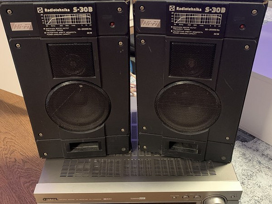 Radiotehnika S30B с усилителем Yamaha