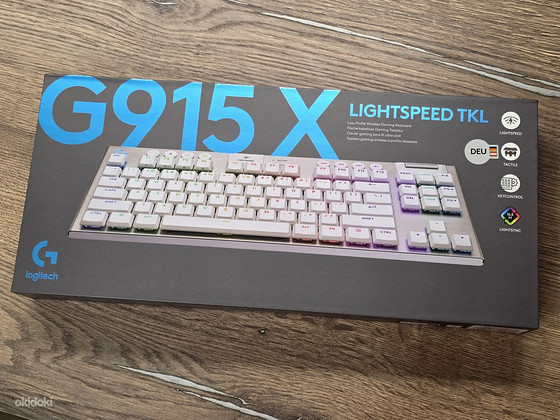 LOGITECH G915 X LIGHTSPEED TKL juhtmevaba mänguriklaviatuur