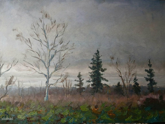 Maali. "Sügisene väli"