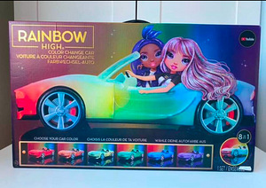 НОВАЯ Rainbow High машина, меняющая цвет (6 фото из 6)