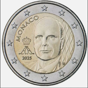 Monaco 2 euro 2025 UNC (1 foto / 1)
