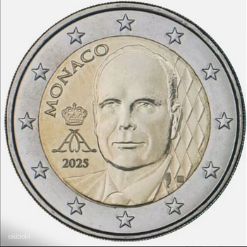 Monaco 2 euro 2025 UNC