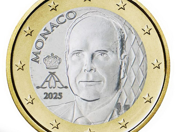 Monaco 1 euro 2025 UNC