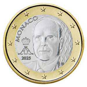 Monaco 1 euro 2025 UNC (1 foto / 1)