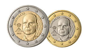 Монако 1 и 2 евро 2025 UNC (1 фото из 1)