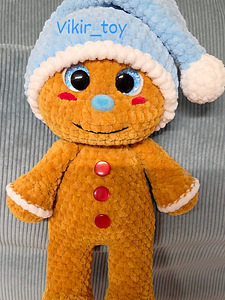 Пряничный человечек ручной работы. (1 фото из 1)