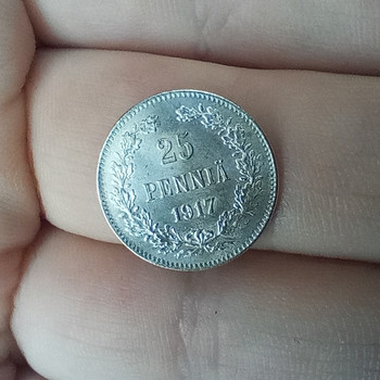 25 penni 1917 unc
