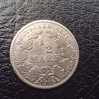 1/2 mark 1905 unc