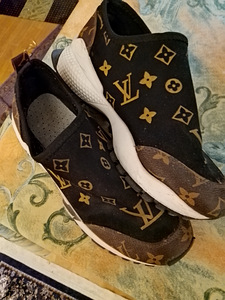 Louis Vuitton nahka kangas kengät (1 valokuva sivusta 6)