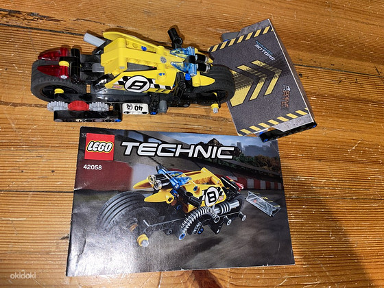 Lego technic mootorratas