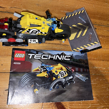 Lego technic mootorratas