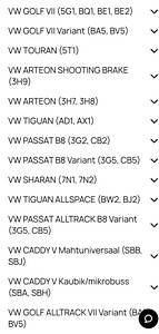 Passat b8 tagapidurikomplekt (3 foto / 6)