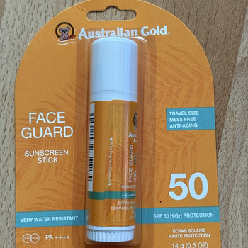 Australian Gold 50SPF kaitsega stiik näole!