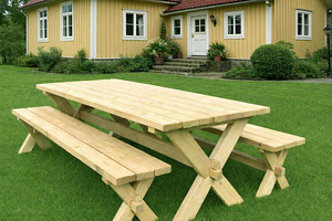 Puidust aiamööbli komplekt (1 foto / 3)