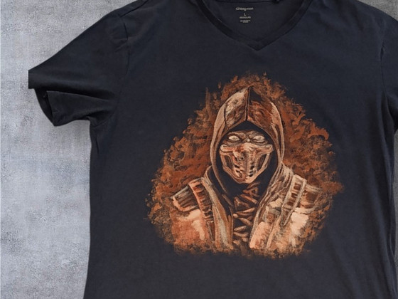 Футболка Scorpion, L (bleach art)