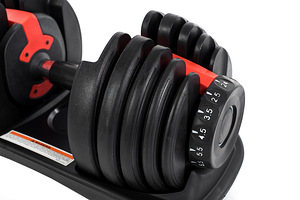 Reguleeritav hantel 24 kg (15 raskusastet) (7 foto / 10)