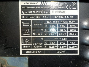 MIG/MAG KÜHTREIBER KIT 5000WS (5 фото из 5)